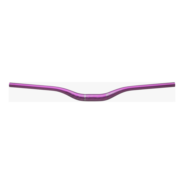 RaceFace Turbine Riser Bar 35.0, 40mm Rise, 800mm, purple, front view.