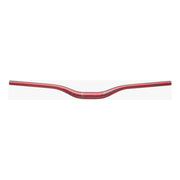 RaceFace Turbine Riser Bar 35.0, 40mm Rise, 800mm, red, front view.