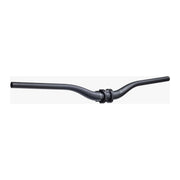 RaceFace Turbine Riser Bar 35.0, 40mm Rise, 800mm, stealth, front view with stem.