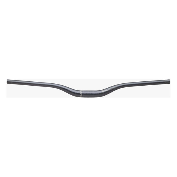 Race Face Turbine Riser Bar 35.0, 35mm Rise, 800mm, stealth, front view.