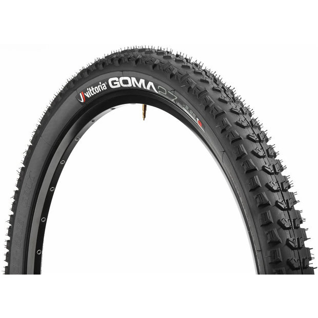 Vittoria Goma 27.5 x 2.4 Black TNT Mountain Bike Tire, full view.