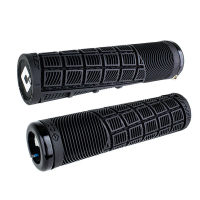 ODI Reflex XL Lock-On MTB Grip - Black/Black, full view.