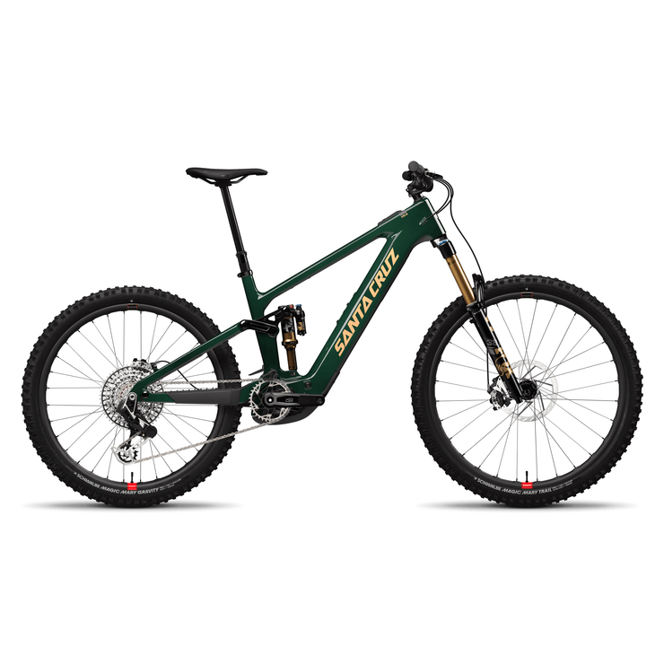 2025 Santa Cruz Vala 1 CC MX XX AXS RSV, midnight green, full view.