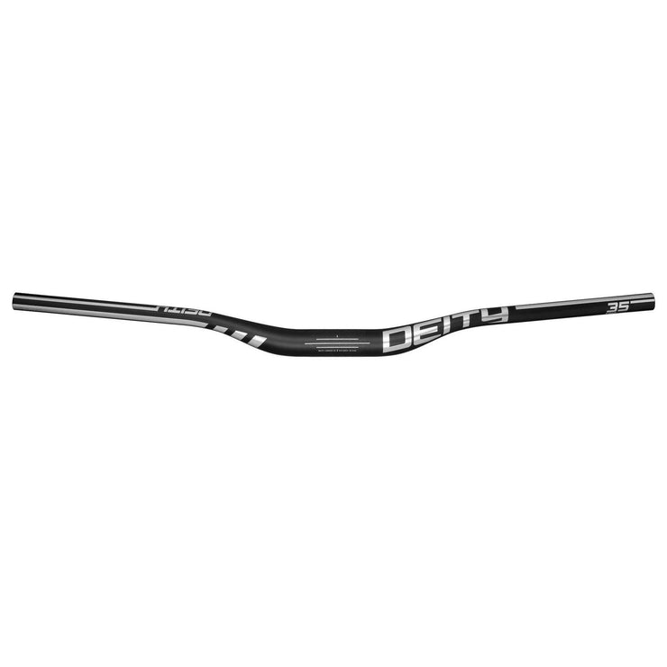 Deity Speedway 35 Handlebar, 30mm Rise, Black/Chrome, Full View