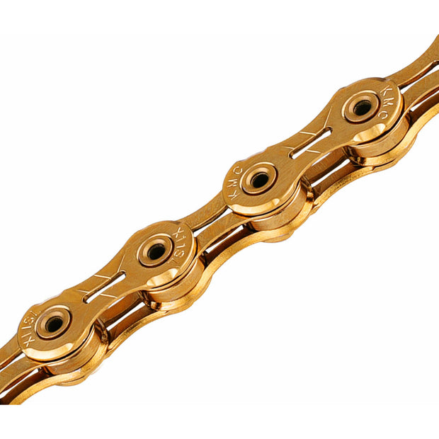 KMC X11SL Super Light Chain - 11spd, Gold, Full View