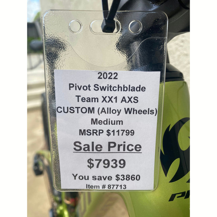 2022 Pivot Switchblade TEAM XX1 AXS Custom Alloy Wheels 29