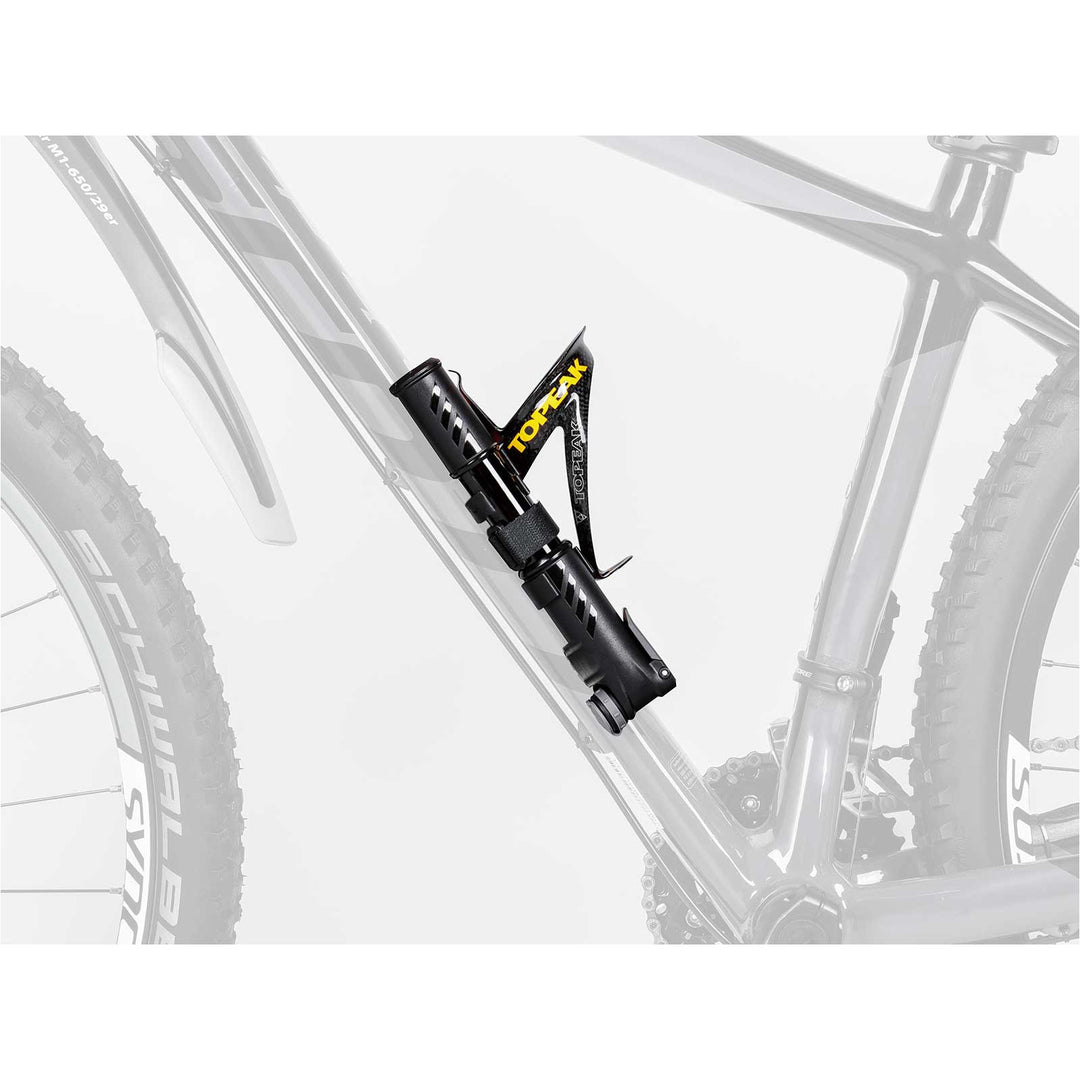 Topeak Mountain DA Dual Action Mini Pump Black The Path Bike Shop