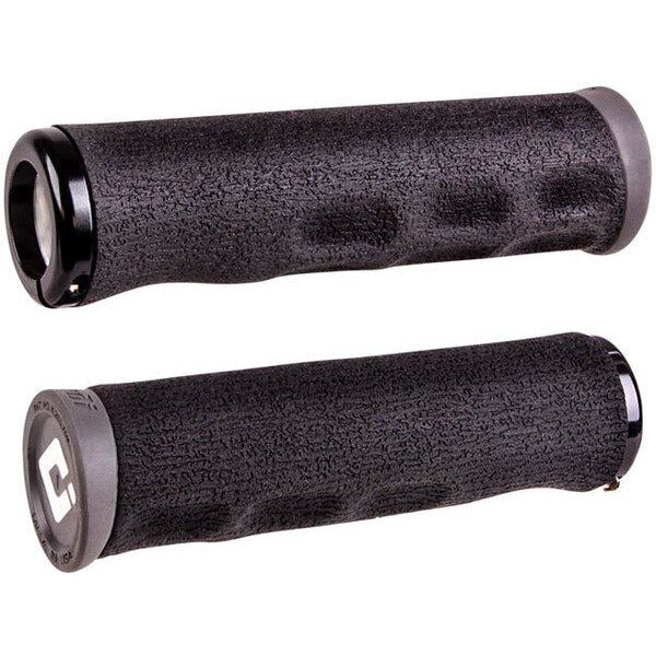 ODI Dread Lock F-1 Series Grips, Black, Full View